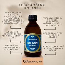 Lipozomálny kolagén komplex