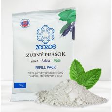 ZEOZOE zubný prášok REFILL – mätový, 30 g